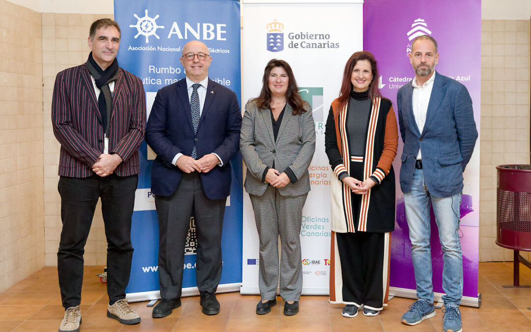 La Universidad de La Laguna impulsa la electrificación náutica en Canarias Blue Marine Talks 25